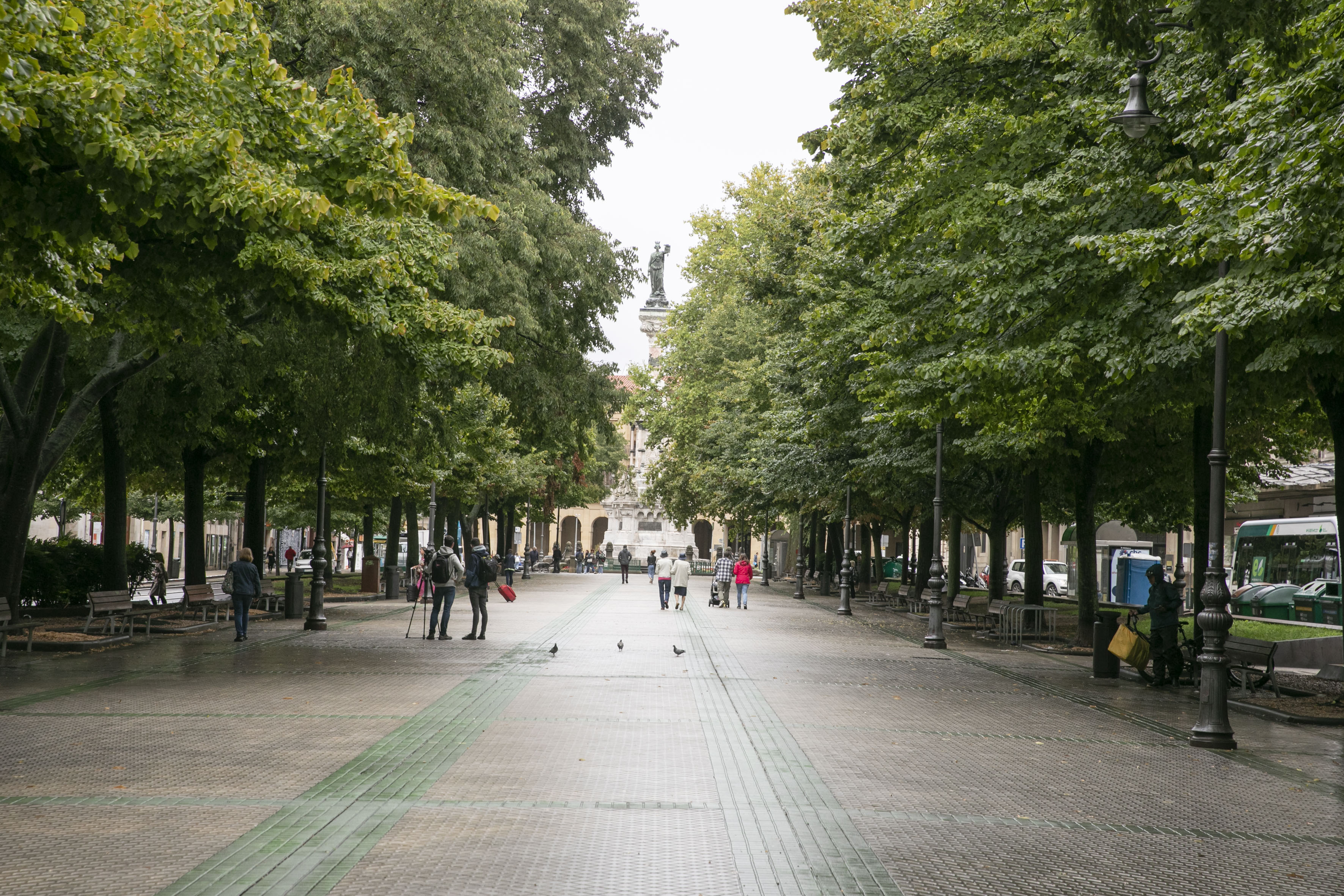 Detenido en el Paseo de Sarasate por un robo con violencia cometido el día anterior en Yanguas y Miranda