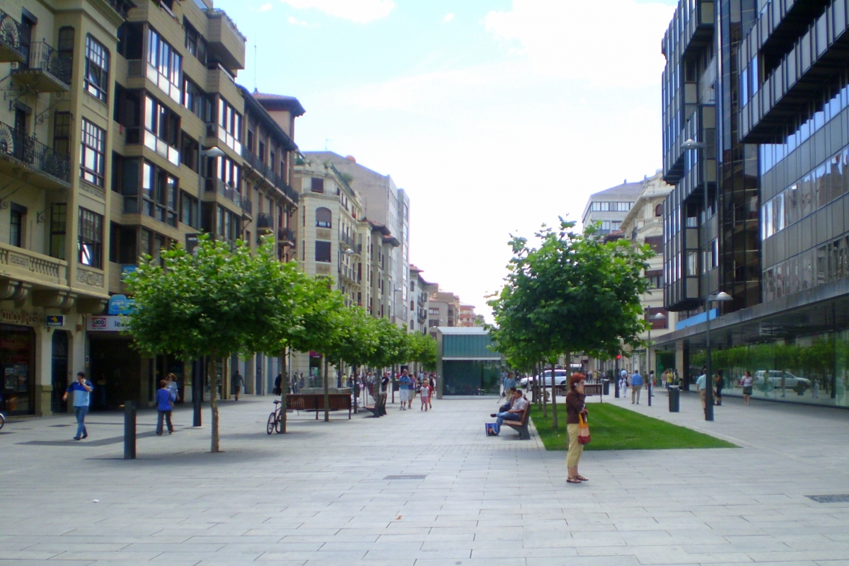 Pamplona mejorará las zonas verdes de la avenida Carlos III y Avenida Roncesvalles