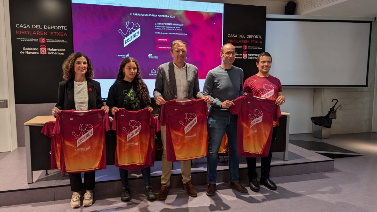 Presentada la XI Carrera Solidaria en Pamplona a favor de Anfas
