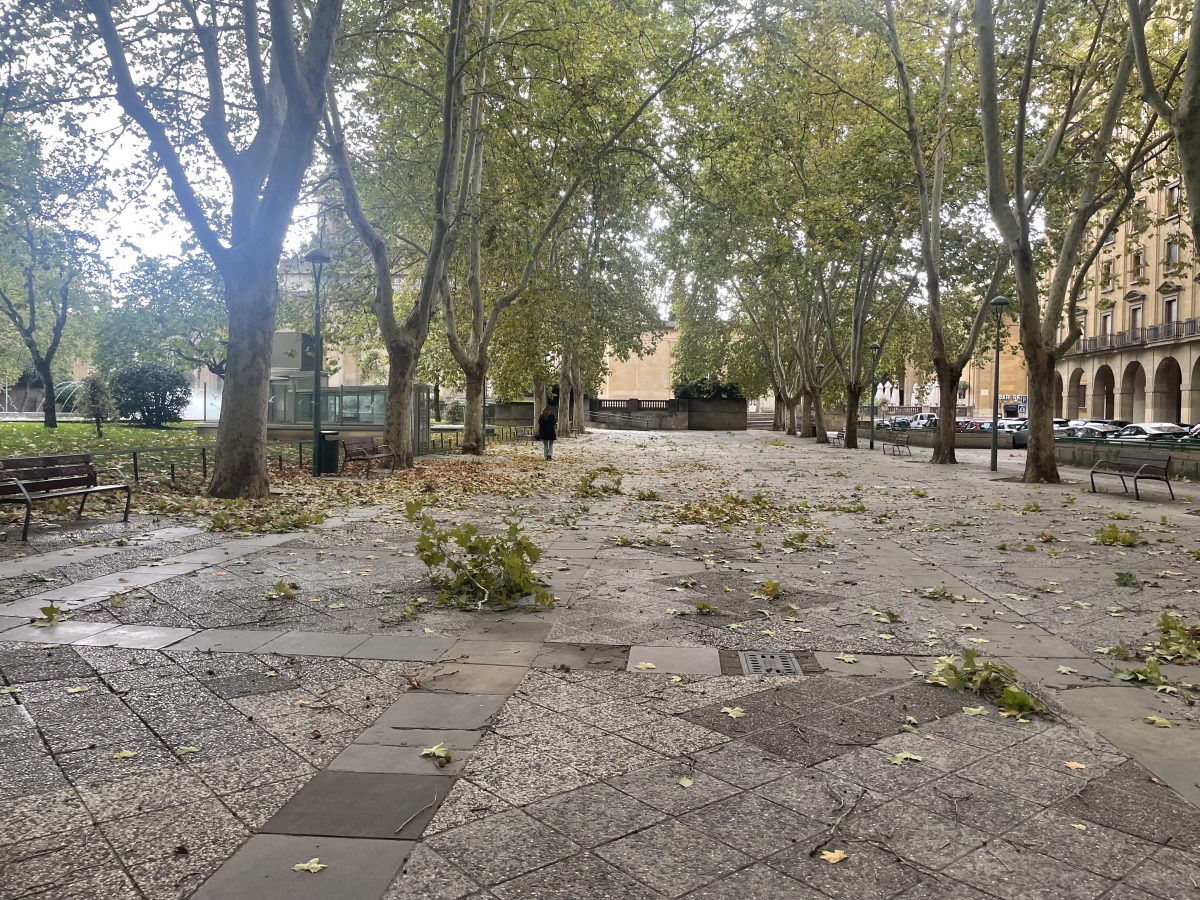 La borrasca por los restos de Kirk provoca una veintena de asistencias de bomberos, la mayoría en la Comarca 
