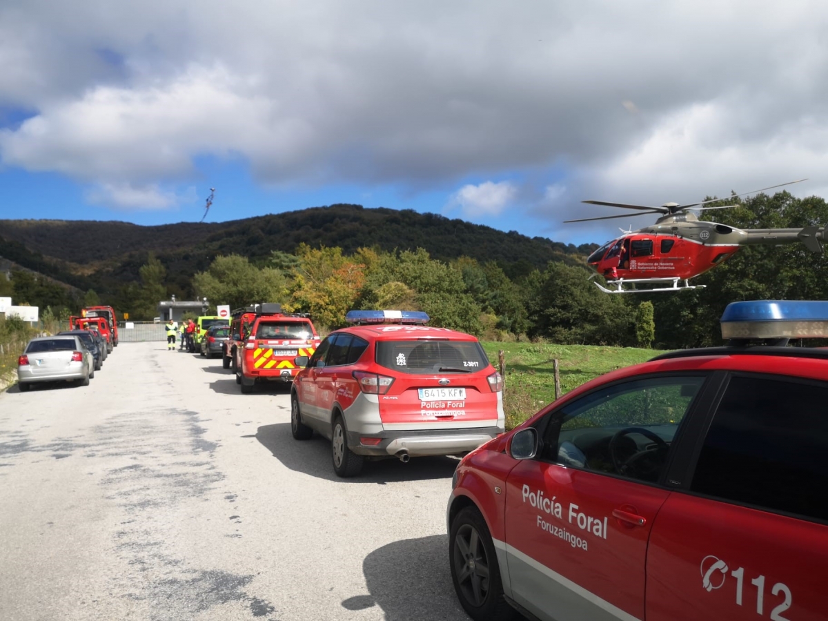 Domingo negro en Navarra: un montañero fallece tras caer 10 metros cuando escalaba en el monte Aranbeltz de Ziordia 