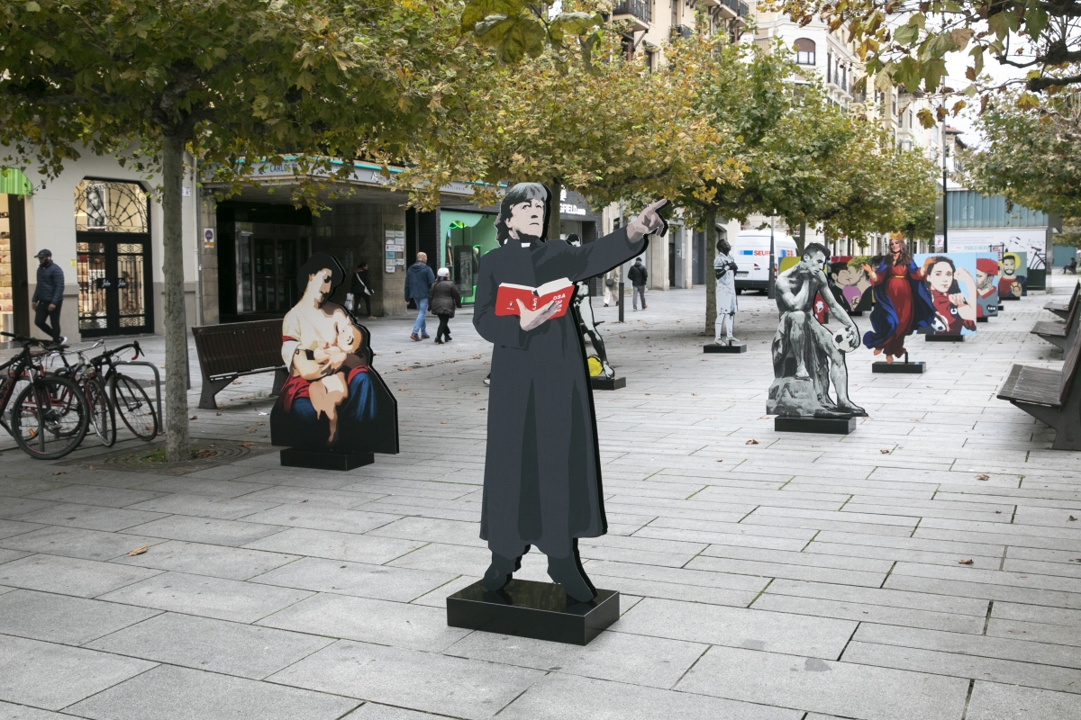 El arte efímero de LKN toma la avenida Carlos III