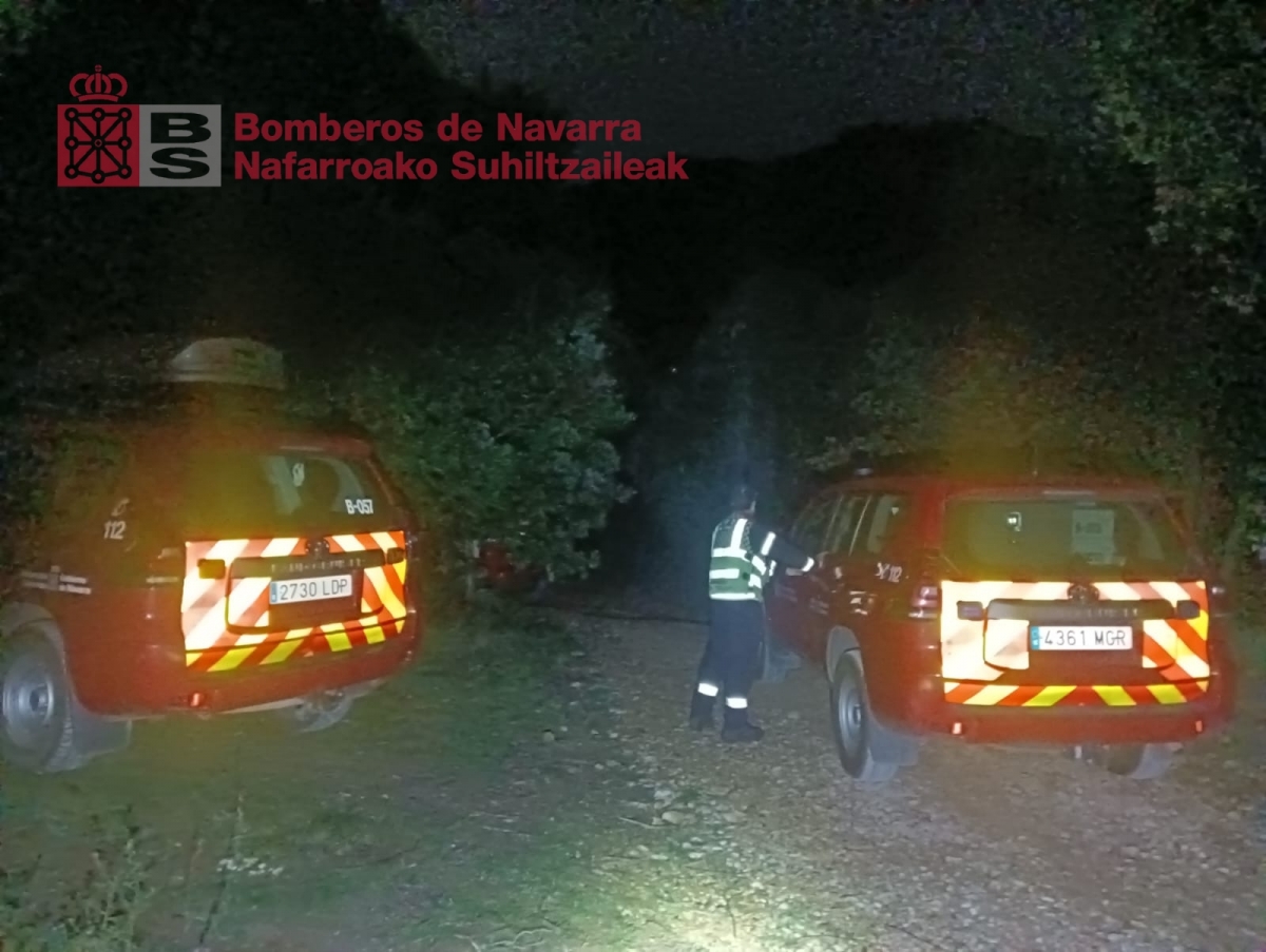 Rescatados dos excursionistas desorientados en Auntzatxe, en Etxarri Aranatz