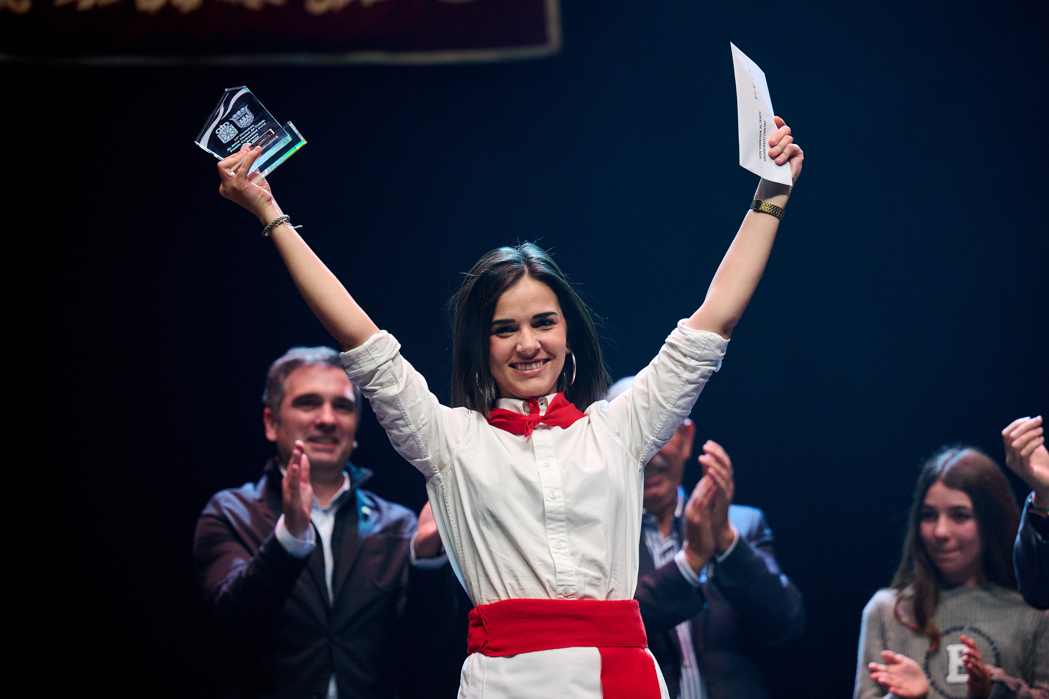 La tafallesa Lorena Jiménez González gana el 'Premio Comunidad Foral de Navarra' en el 17º Certamen de Jotas de Tudela