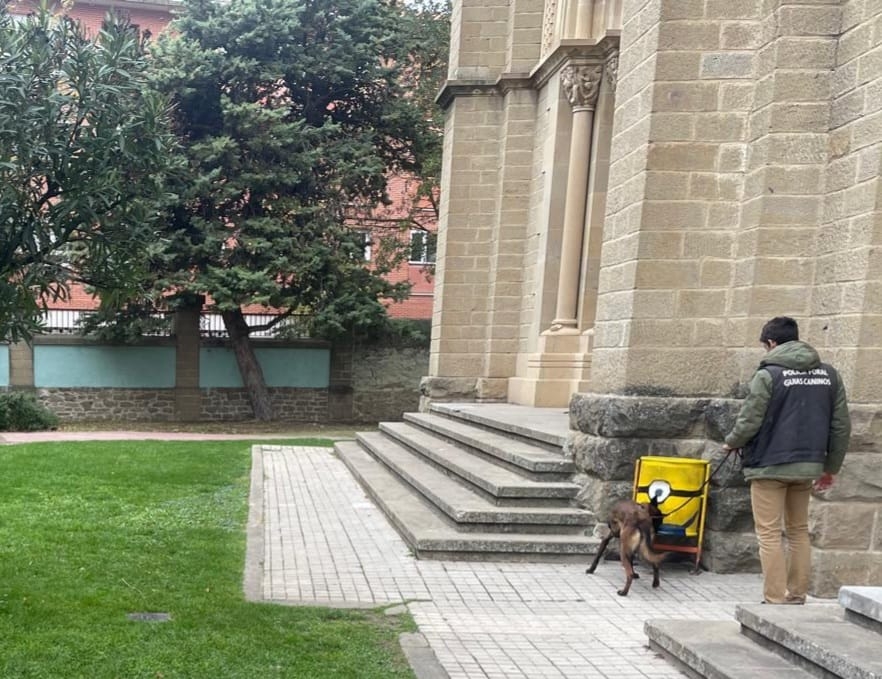 Desalojado el Instituto Sierra de Leyre en Sangüesa por un aviso de bomba que resultó ser falsa alarma