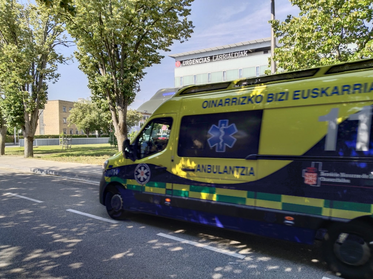 Un trabajador, de 44 años, herido grave tras ser atropellado por un vehículo en una granja de Ultzama