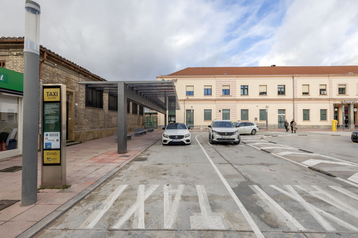 Taxistas de Pamplona se suman este miércoles a la movilización contra el aumento 