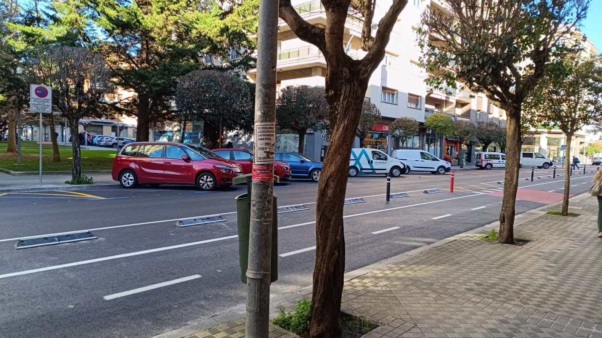 Una ciclista, de 36 años, herida tras ser atropellada en la calle Abejeras