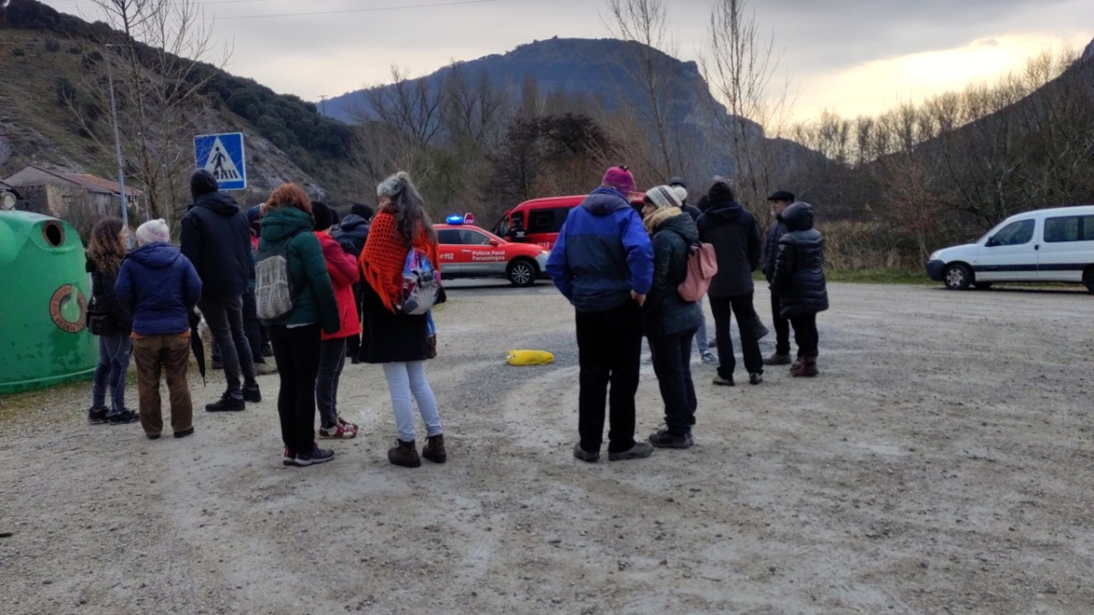 Paralizados temporalmente los sondeos del TAV en Sakana
