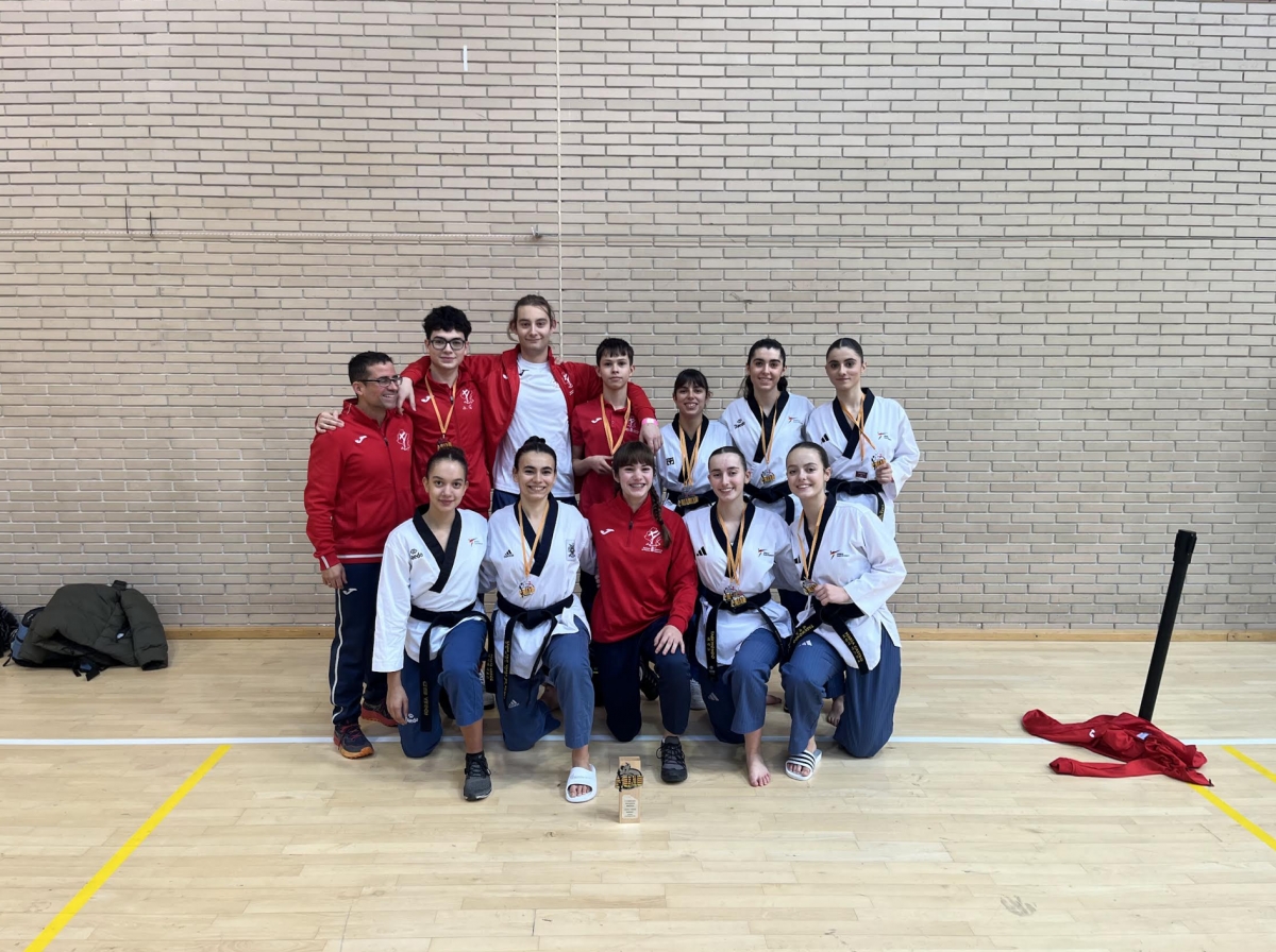 Taekwondo: once medallas para Navarra en el open de Aragón de Poomsae