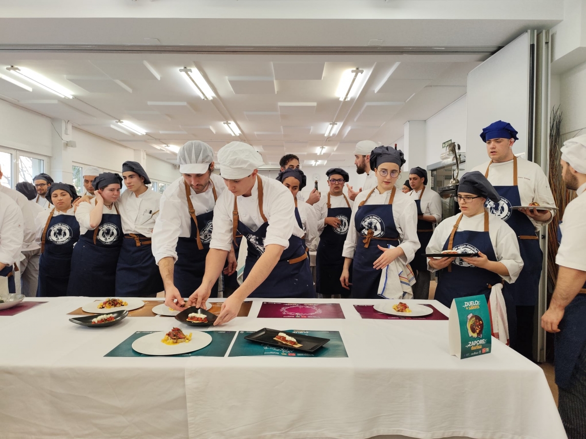 Un intenso 'duelo de Sabores' con Ternera de Navarra en el Centro Integrado Burlada