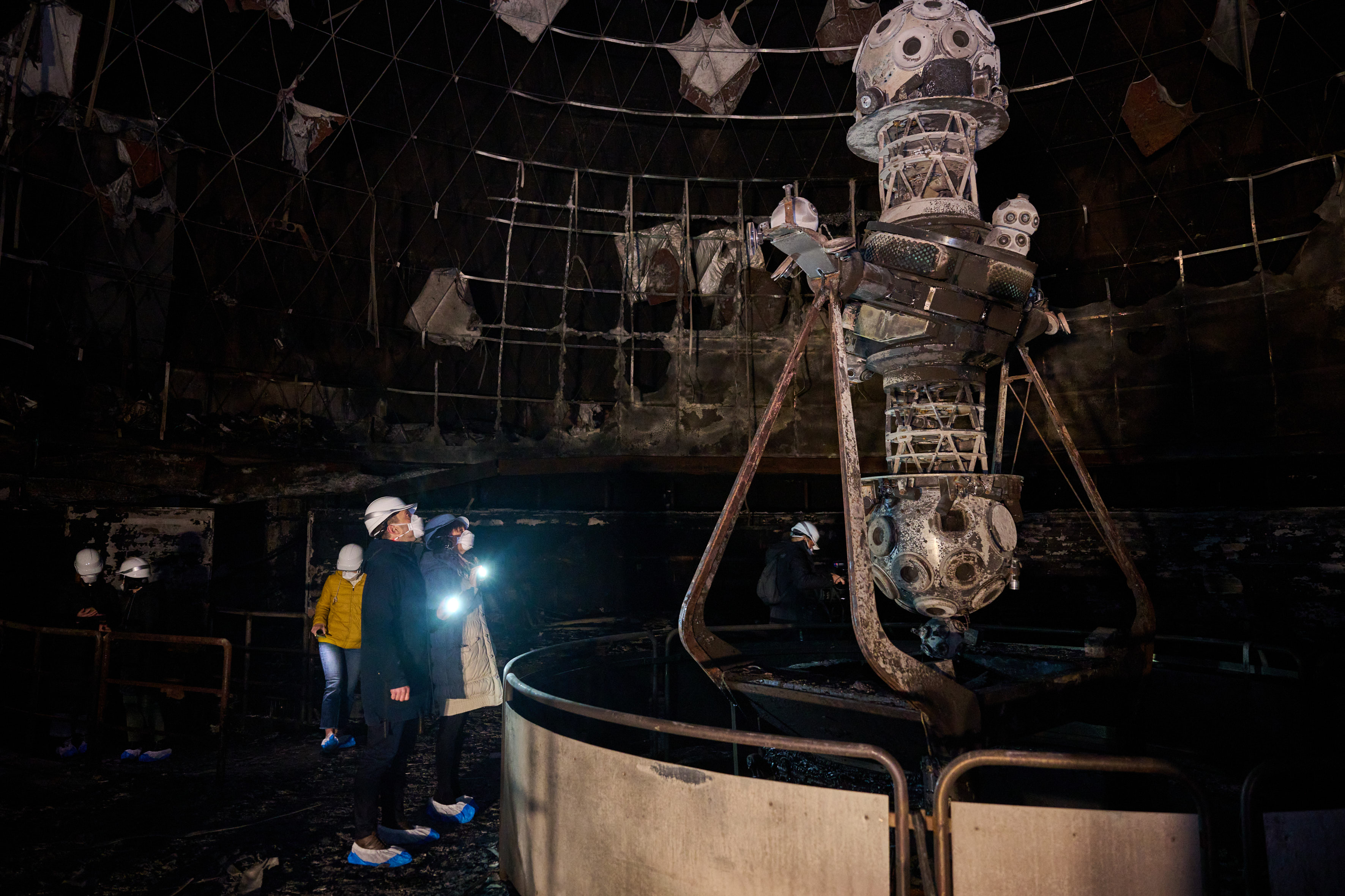 Esnaola reitera la apuesta del Gobierno por la recuperación de la cúpula y la sala Tornamira del Planetario 