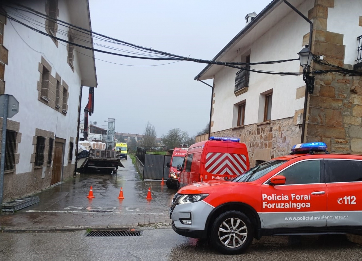 Un vecino de Altsasu, de 52 años, fallece en accidente laboral en Arbizu