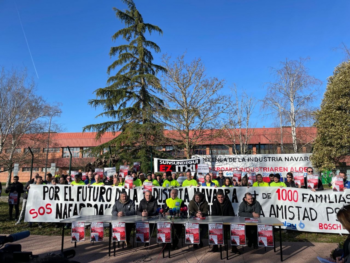 La plantilla de BSH Esquíroz se moviliza este miércoles hasta la sede de AIN en Cordovilla