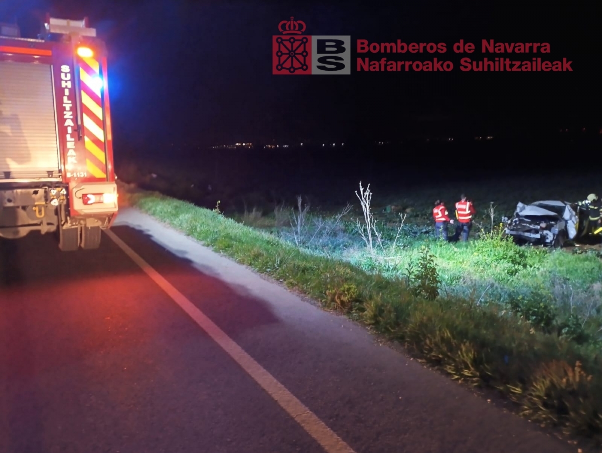 Un accidente en Funes deja un herido de 26 años trasladado al HUN  