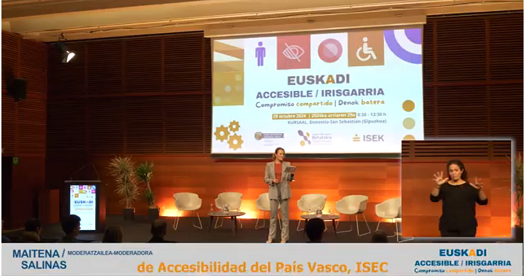 Ya disponible el vídeo resumen de la Jornada sobre Accesibilidad Universal en Donostia-San Sebastián