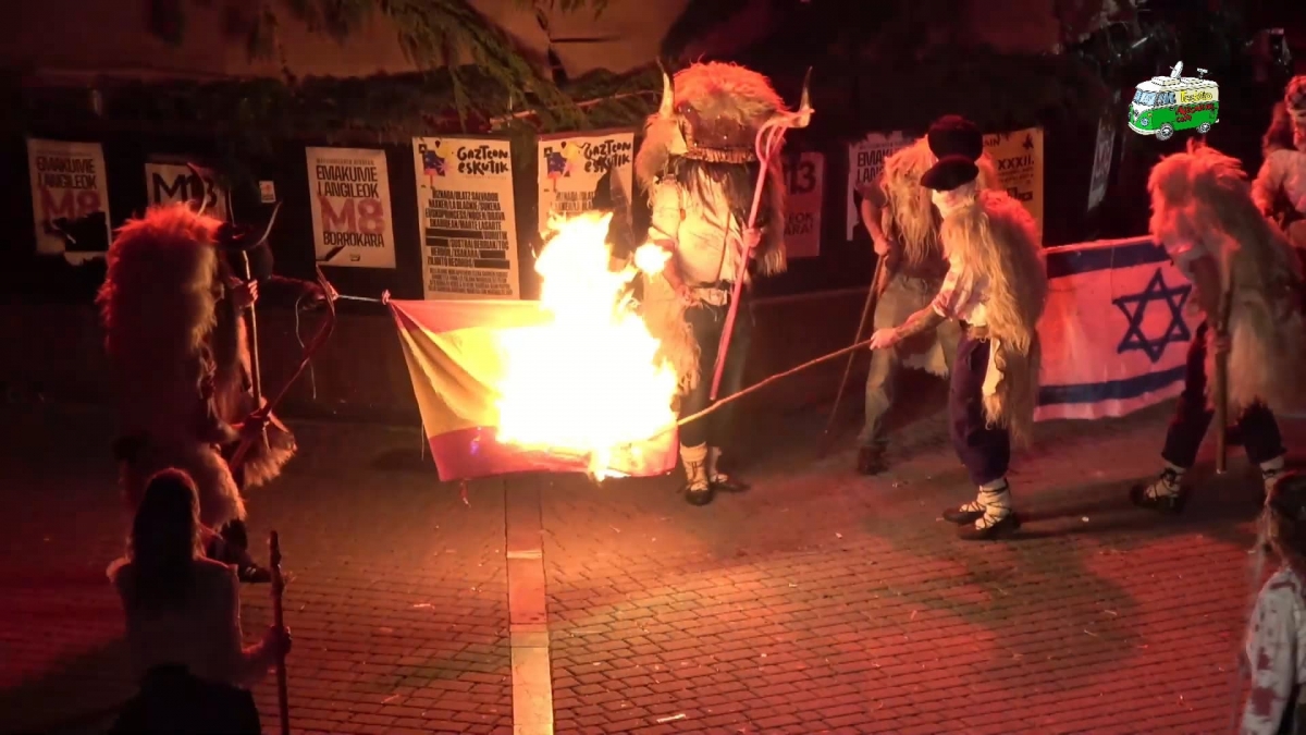 El PSN-PSOE condena y rechaza la quema de la bandera de España en los carnavales de Alsasua 