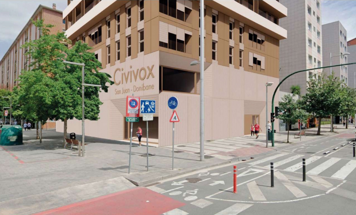 El futuro Civivox de San Juan estará ubicado en el antiguo edificio de Telefónica en Avenida de Bayona