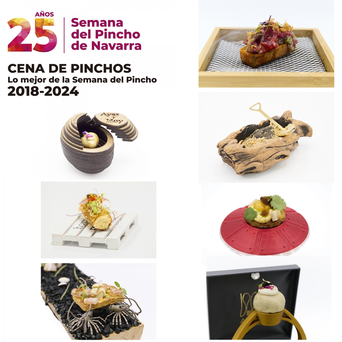 Una noche para revivir los mejores pinchos de Navarra (2018-2024)