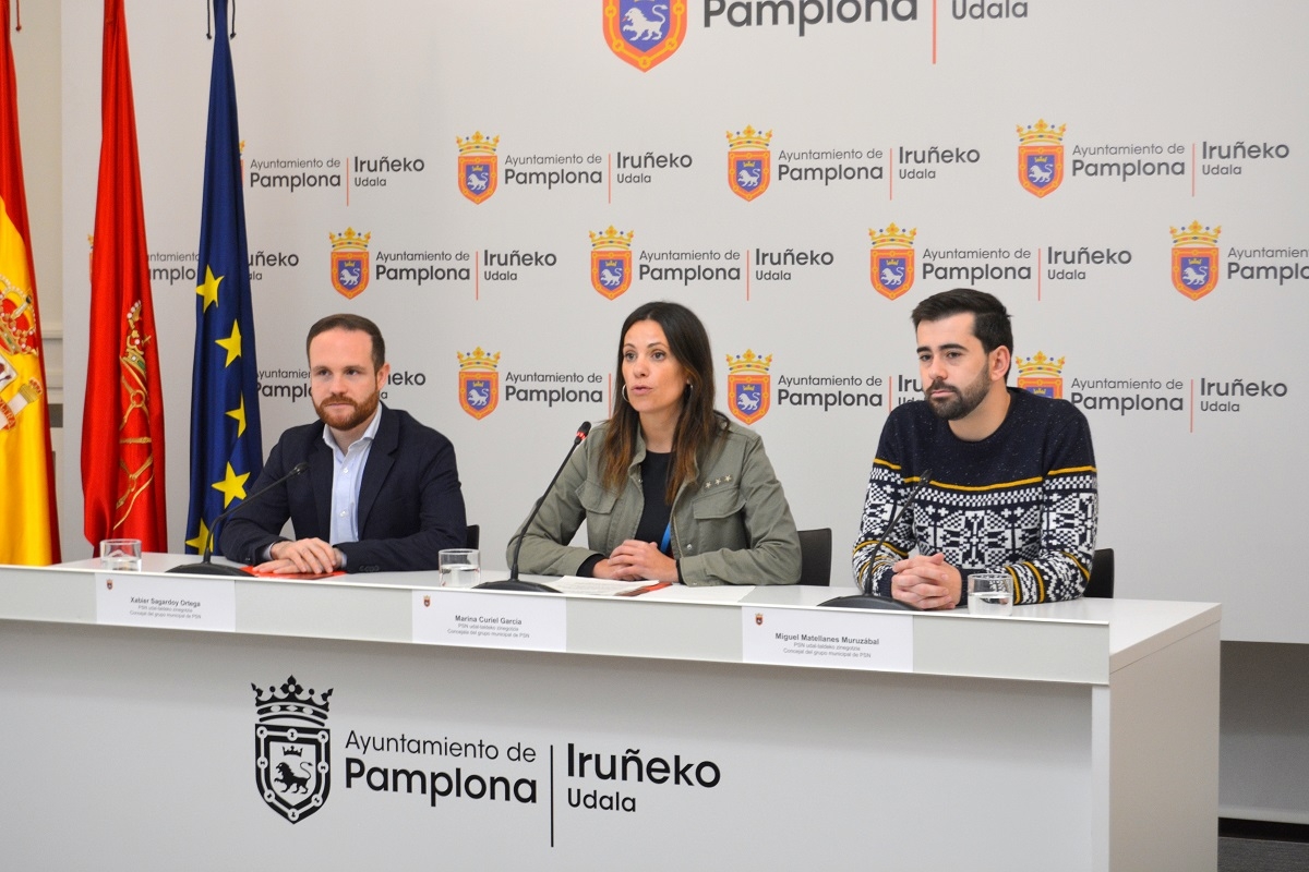 El PSN de Pamplona insta a firmar un convenio con MCP para ejecutar acciones del Plan de Infraestructura Verde