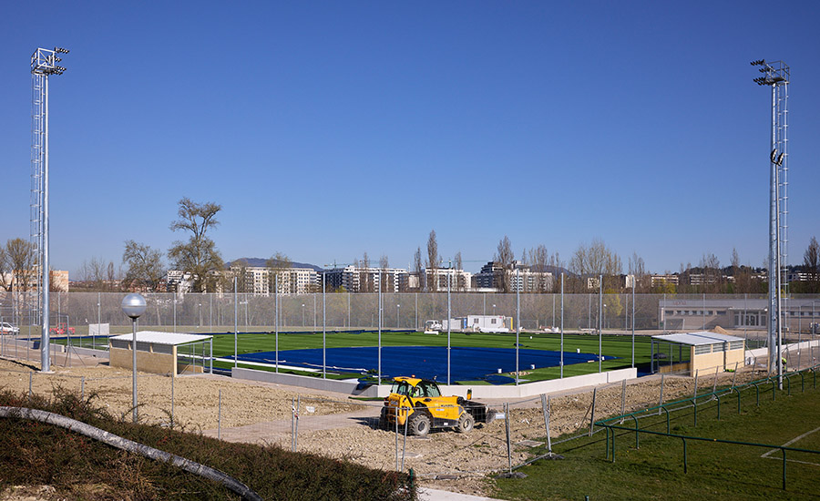 La UPNA amplía sus instalaciones deportivas con un campo de sóftbol, cuatro pistas de pádel y mejoras en la cancha de golf