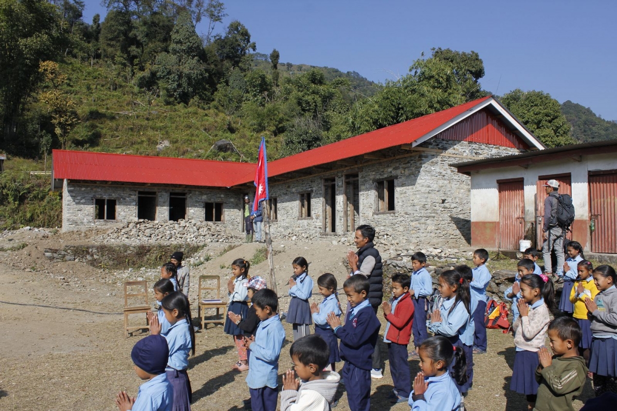 Una vuelta por Etxauri para reconstruir una escuela en Nepal