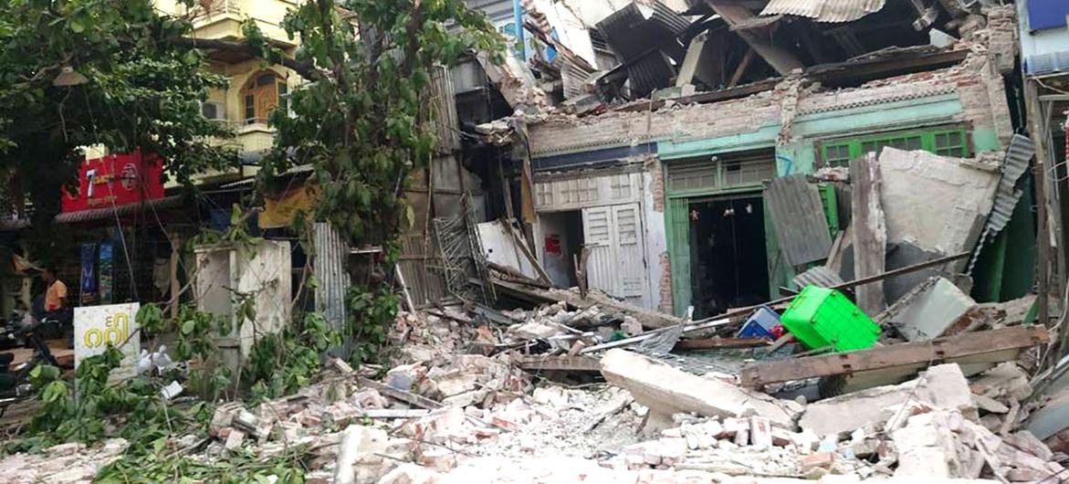 La ONU apoya las labores de rescate en Myanmar, donde el terremoto se ha cobrado ya 1600 vidas
