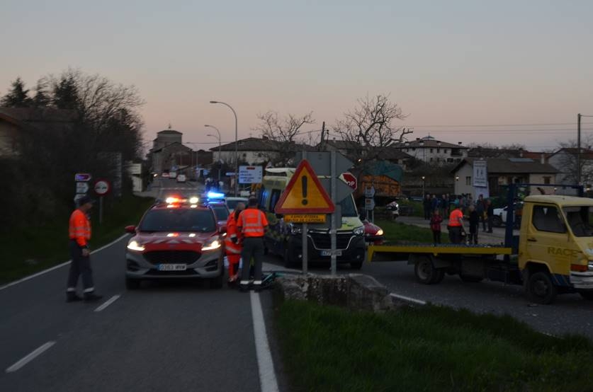 Fallece un ciclista de 63 años tras sufrir un atropello en Etxauri