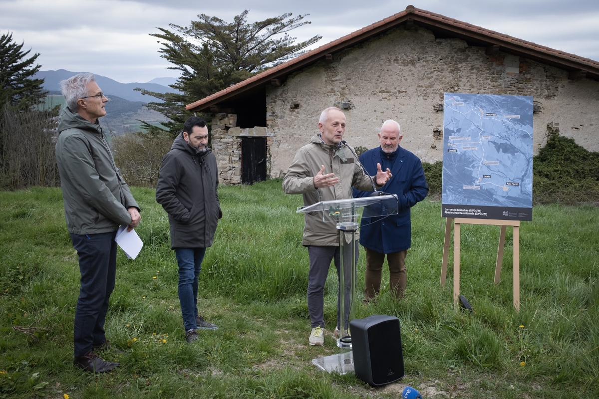 Mancomunidad de la Comarca culmina el abastecimiento a Garrués (Ezcabarte)