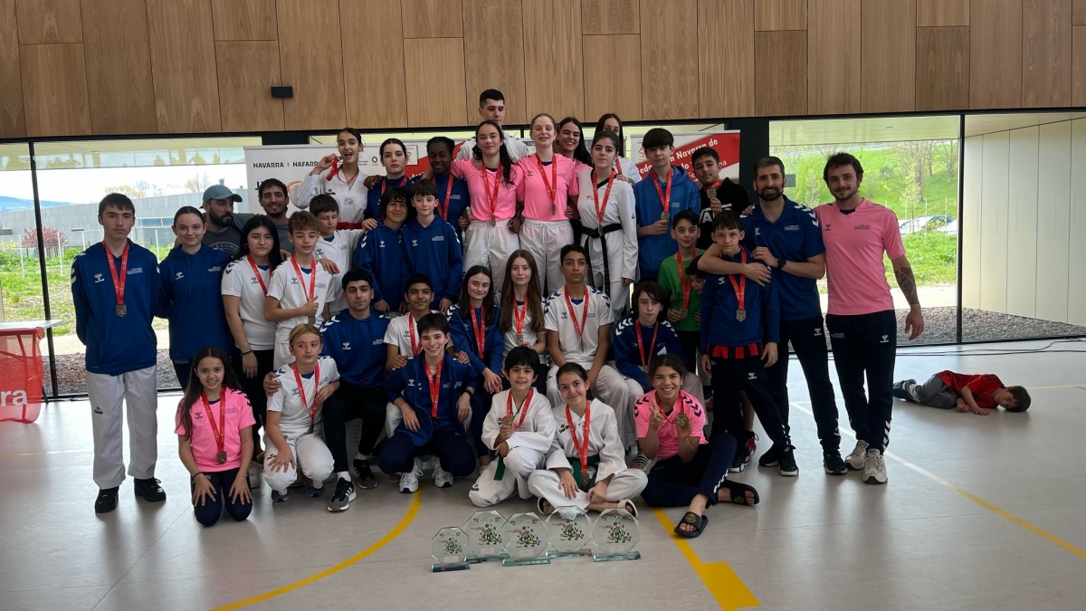 Club Deportivo Lezkairu Taekwondo arrasa en los Juegos Deportivos de Navarra  