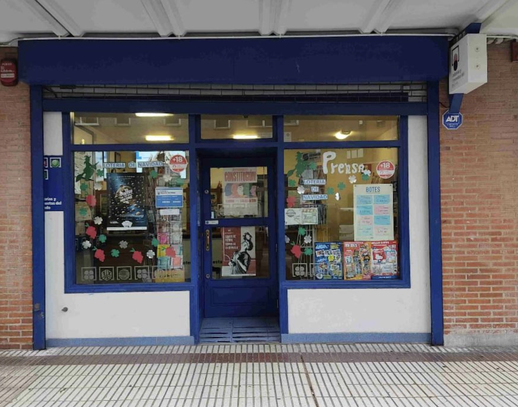 Un décimo del primer premio de la Lotería Nacional, vendido en Mendebaldea