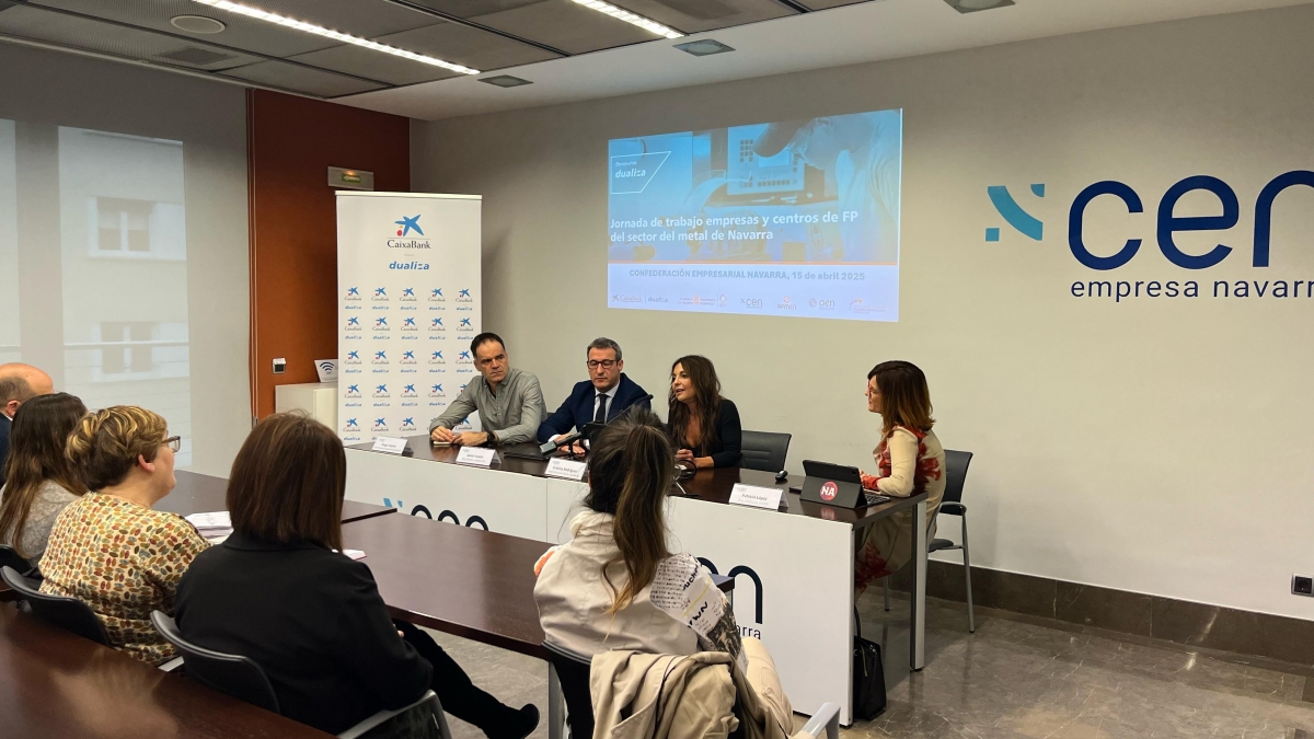 CaixaBank Dualiza y la Confederación Empresarial Navarra (CEN) acercan la FP Dual al sector del metal