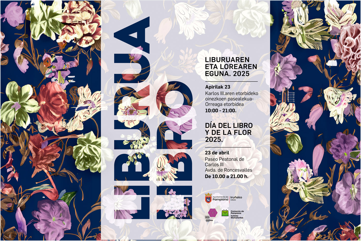 17 librerías participarán en el Día del Libro y la Flor el próximo 23 de abril en Carlos III y Roncesvalles