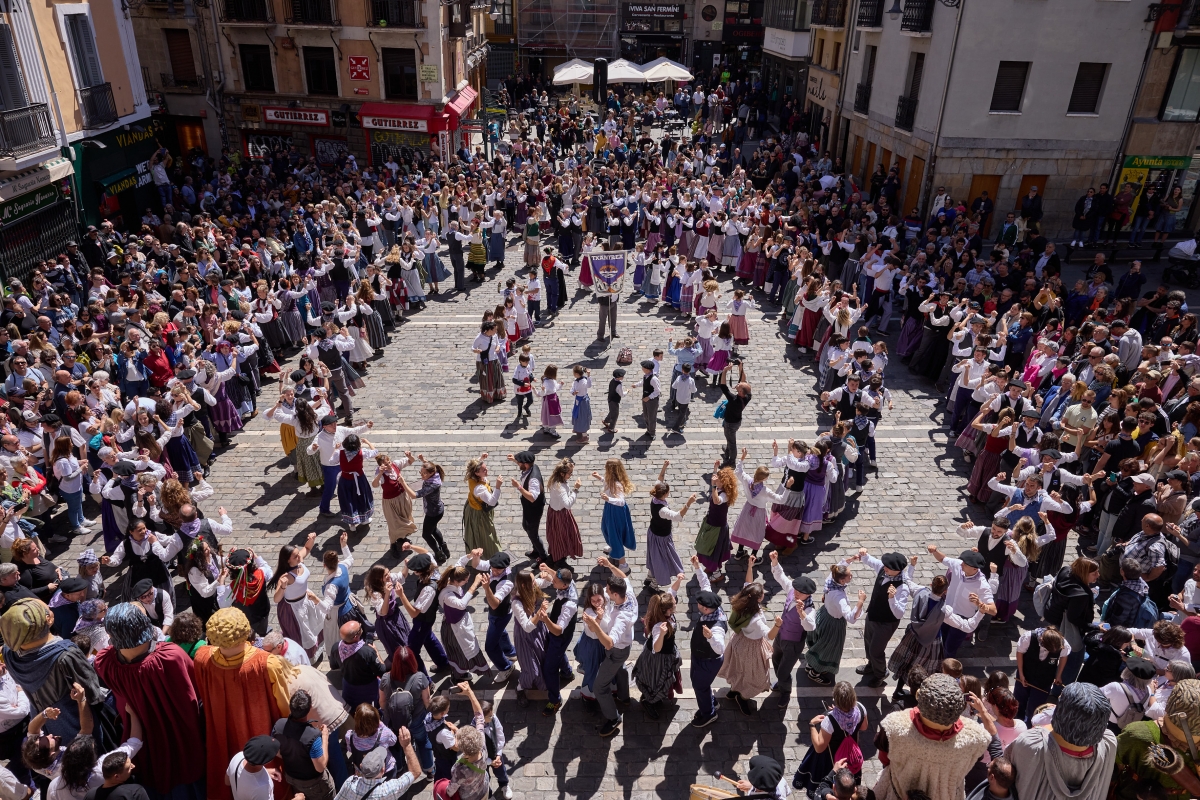 Pamplona recibe este domingo a los mayordomos y mayordomas de Txantrea en vísperas de las fiestas del barrio