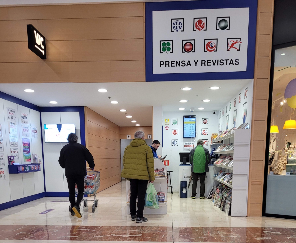Un establecimiento de La Morea vende parte del primer premio de la Lotería Nacional