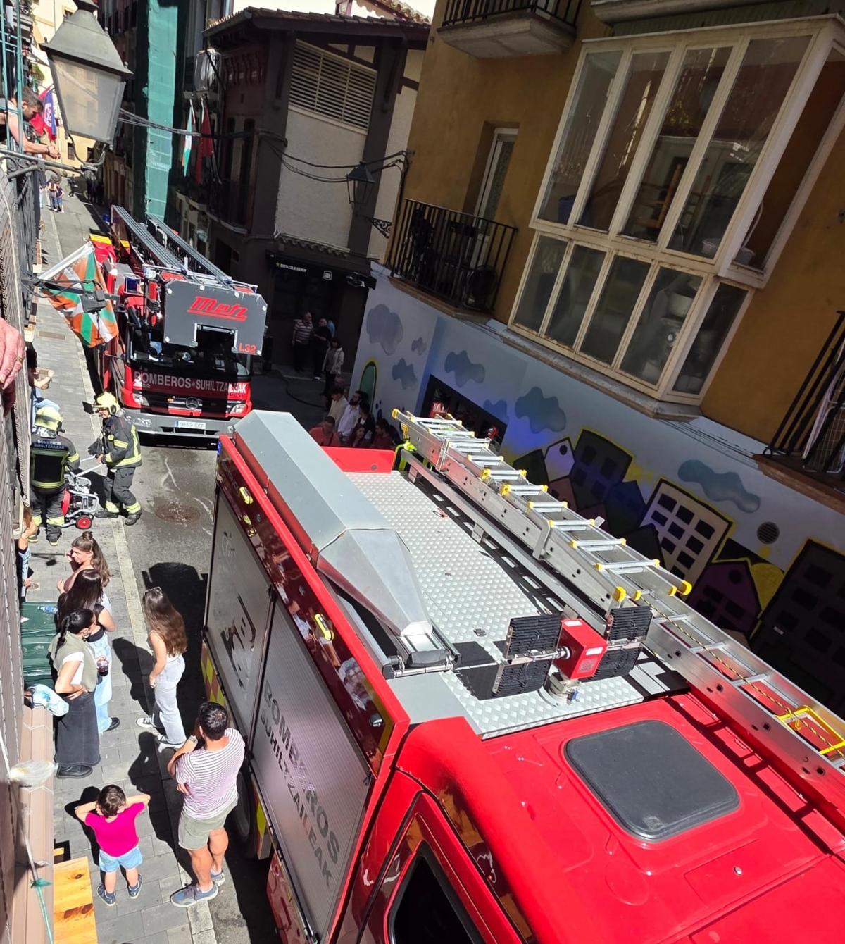 Sofocado un incendio en una peña de Jarauta