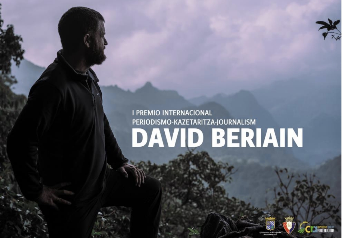 El I Premio Internacional de Periodismo David Beriain se presenta este viernes en Artajona 