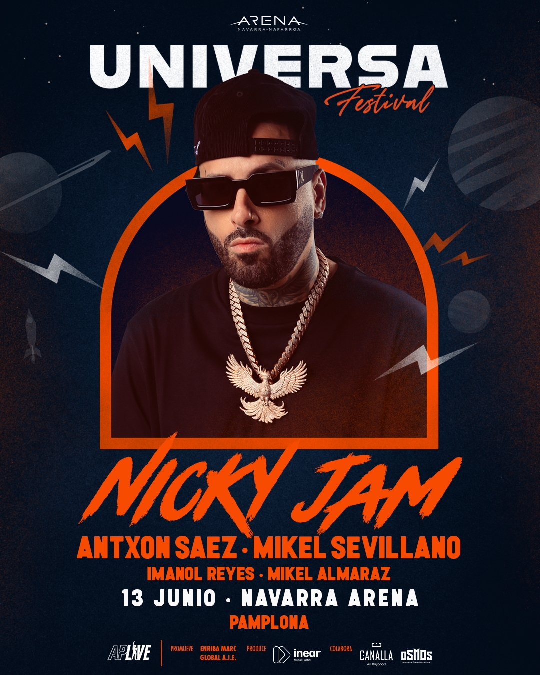 Tras el éxito de Myke Towers, Pamplona se prepara para vibrar con Nicky Jam en el Universa Festival