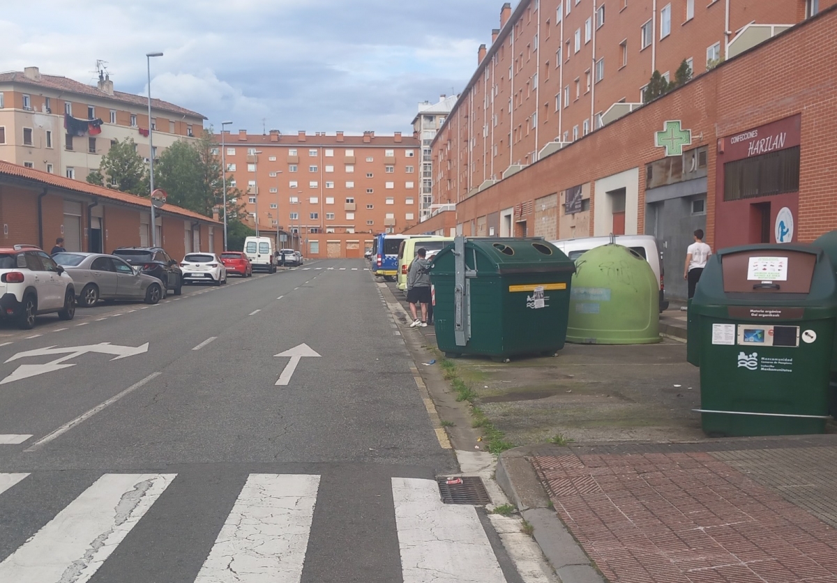 Persecución en Pamplona: un conductor se da a la fuga tras chocar en San Jorge y acaba interceptado en Cuatrovientos