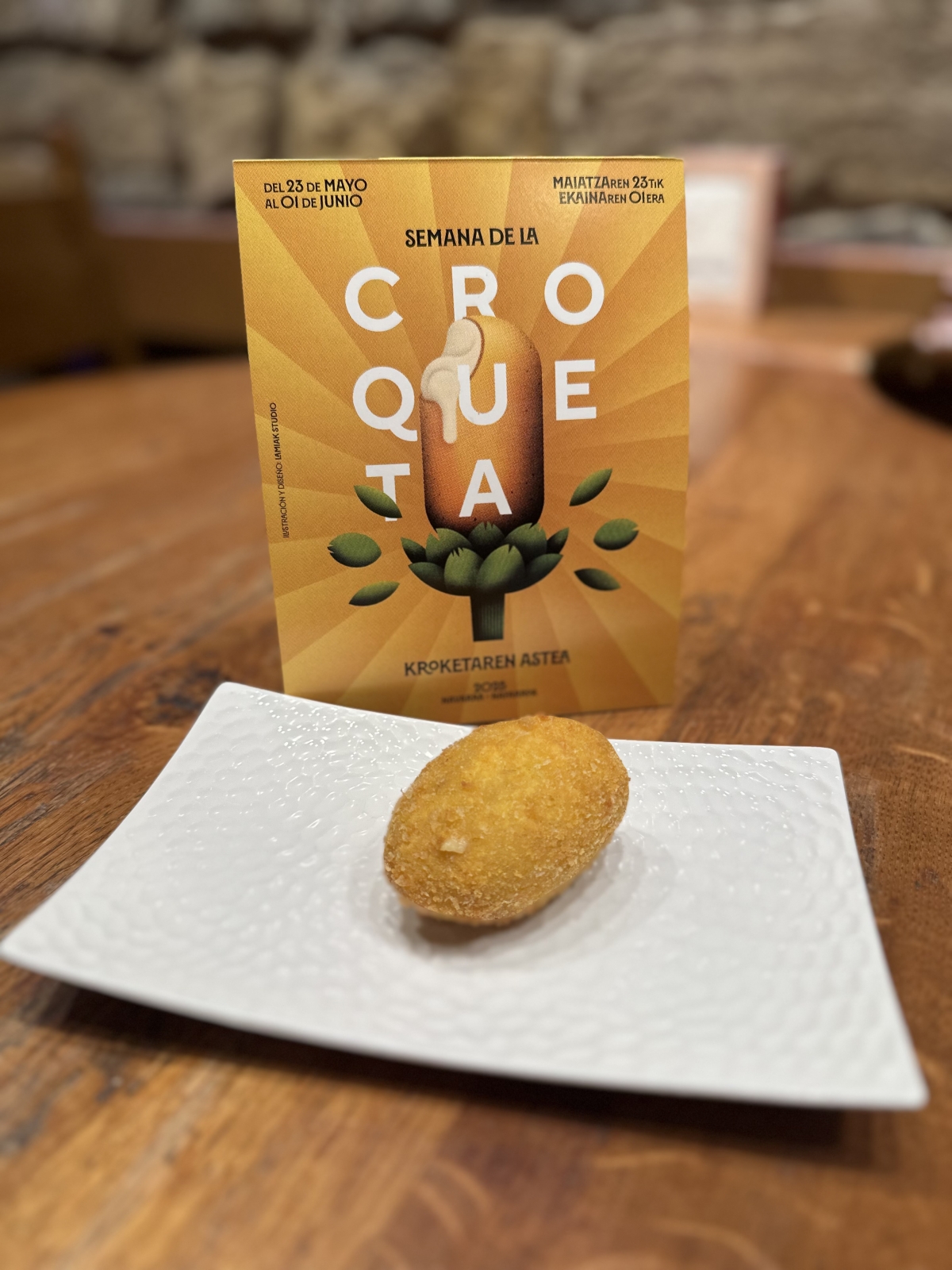 Este viernes comienza la VIII Semana de la Croqueta en 90 bares de Navarra
