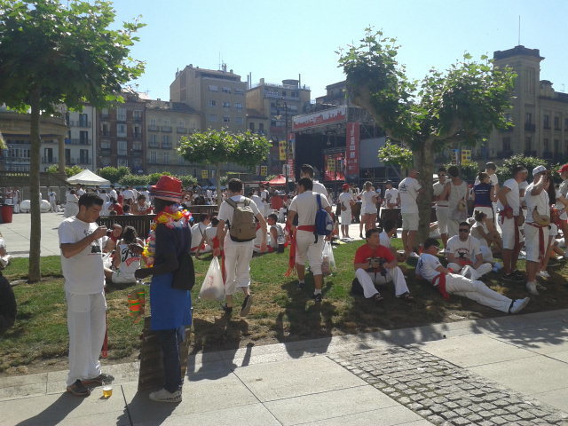 Pamplona aprueba la contratación de las verbenas de San Fermín en la Plaza del Castillo