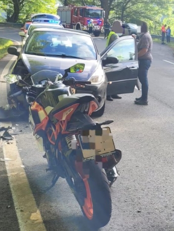 Una colisión en Otsondo deja un herido leve