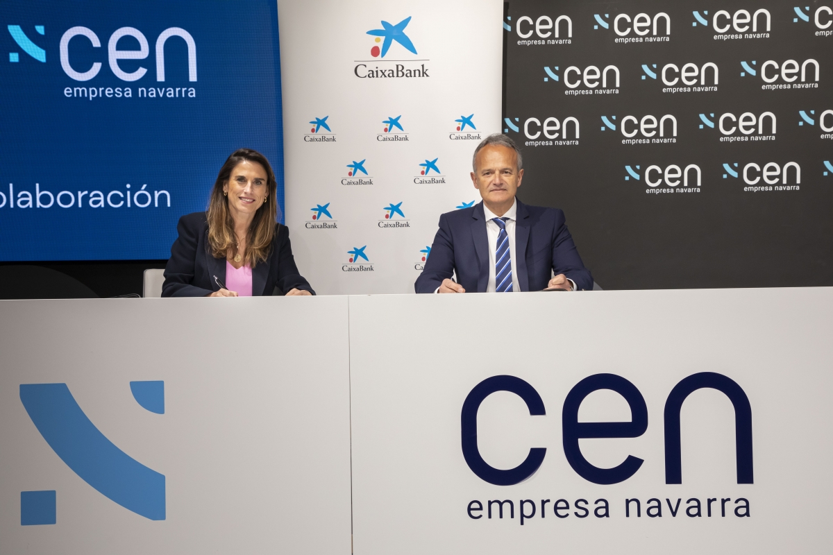 CEN y CaixaBank refuerzan su alianza con una línea de financiación de 1.200 millones para las empresas navarras