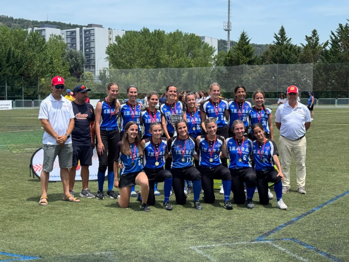 Izaga se corona campeón de España Sub-18 de sófbol tras vencer a EMBS Madrid en una final vibrante en Pamplona