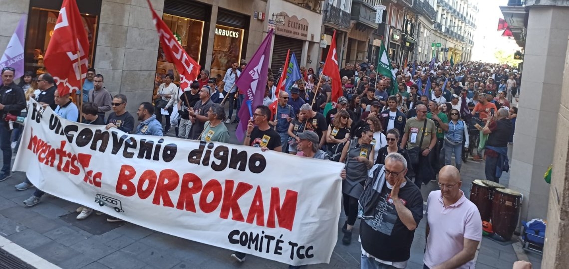 La plantilla de TCC saldrá en manifestación este sábado para exigir un convenio digno