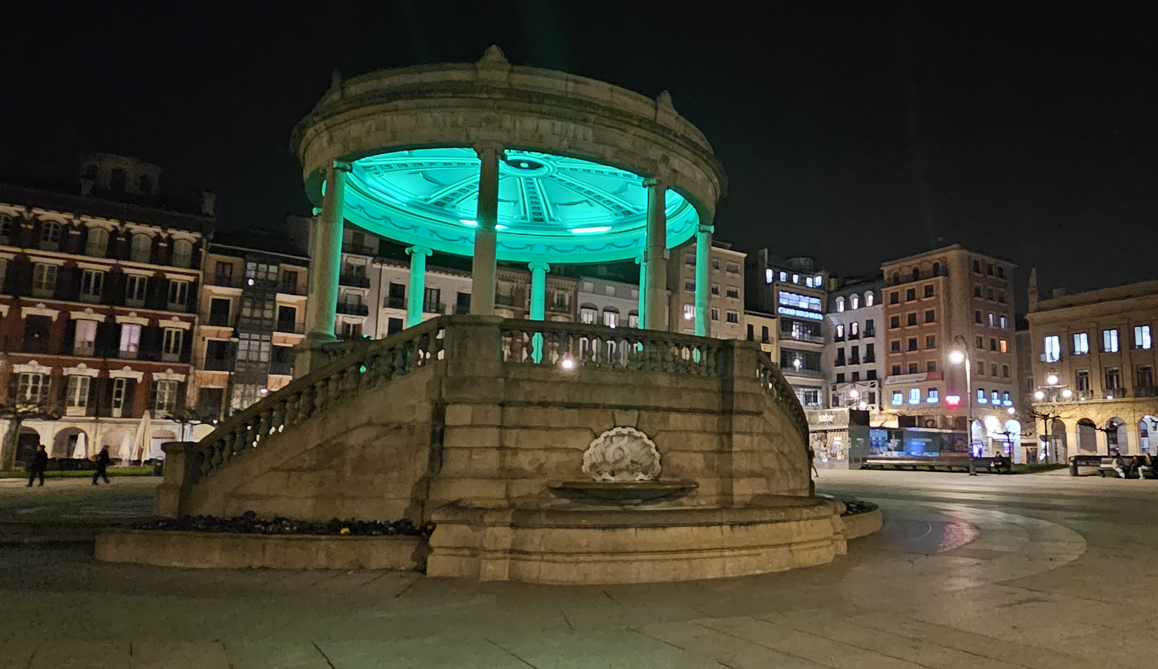 El kiosko de la Plaza del Castillo se iluminará de verde el próximo 29 de junio por el Día Mundial de la Esclerodermia