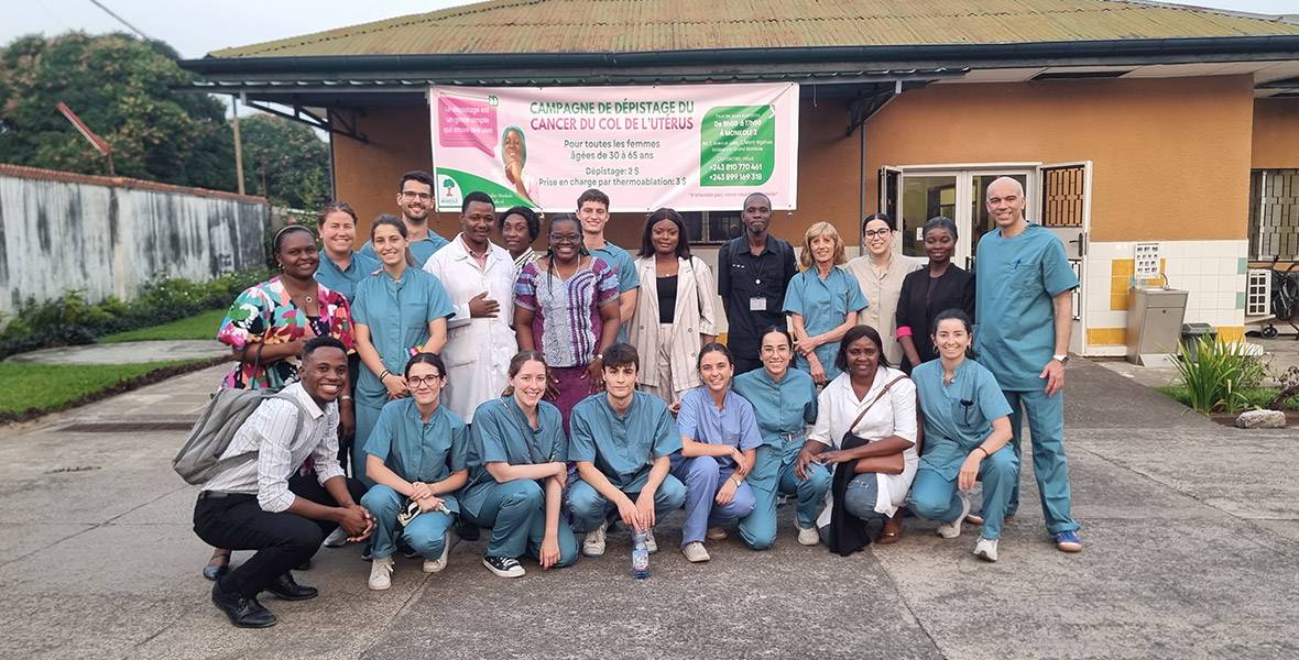 Voluntarios de la CUN viajan al Congo para ayudar a la población a prevenir el cáncer de cuello de útero