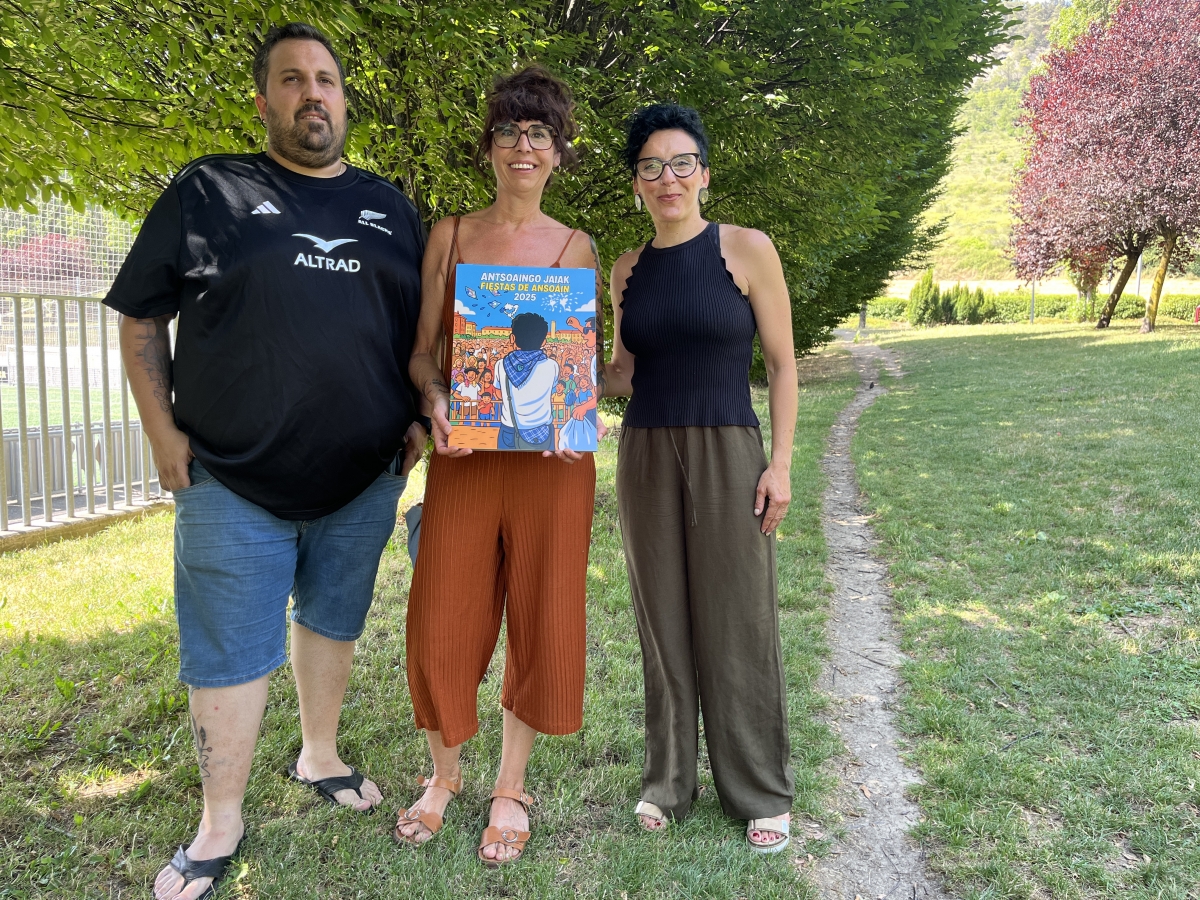 Itxaso Razquin pone imagen a las fiestas de Ansoáin con un cartel lleno de emoción y comunidad 