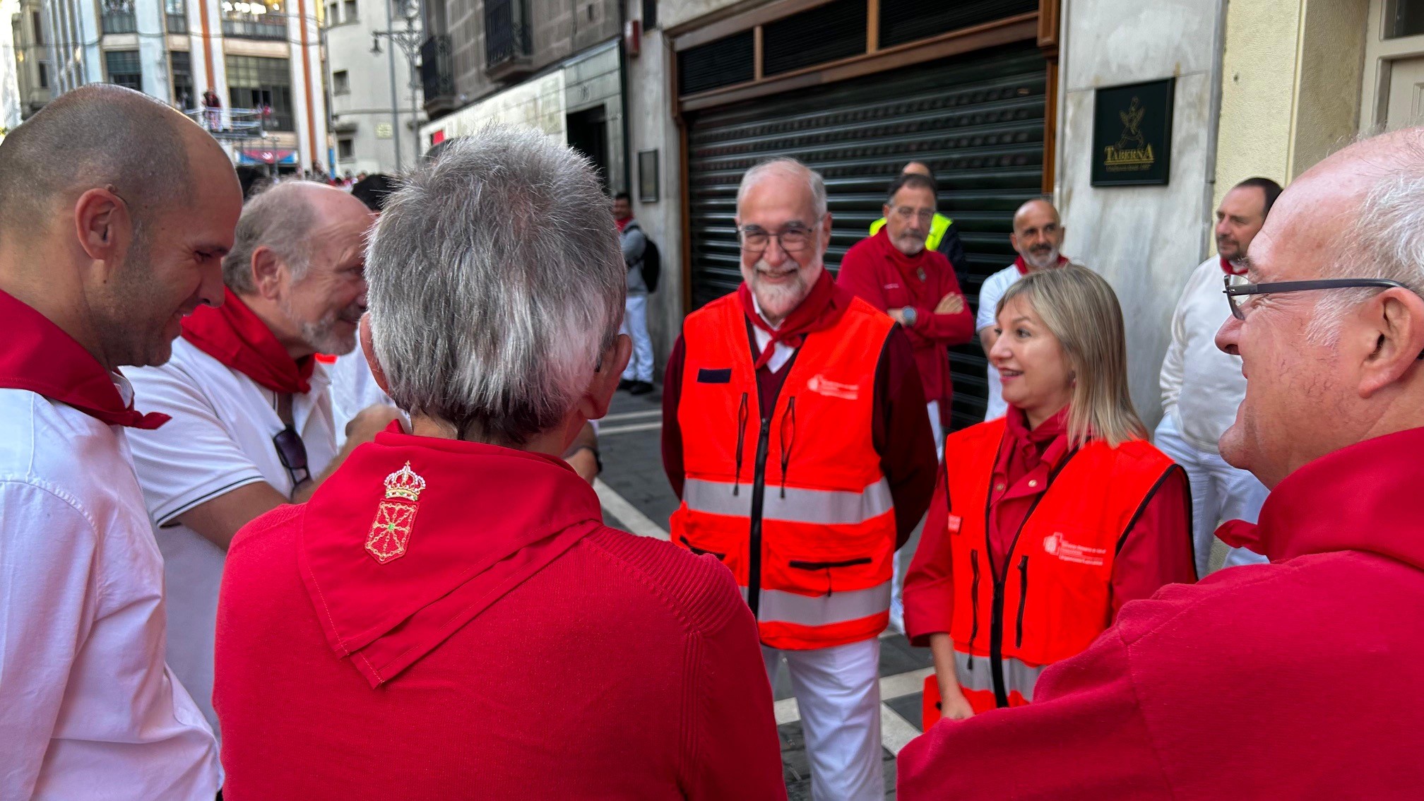 Domínguez y López destacan el despliegue sanitario y de seguridad en los encierros de San Fermín