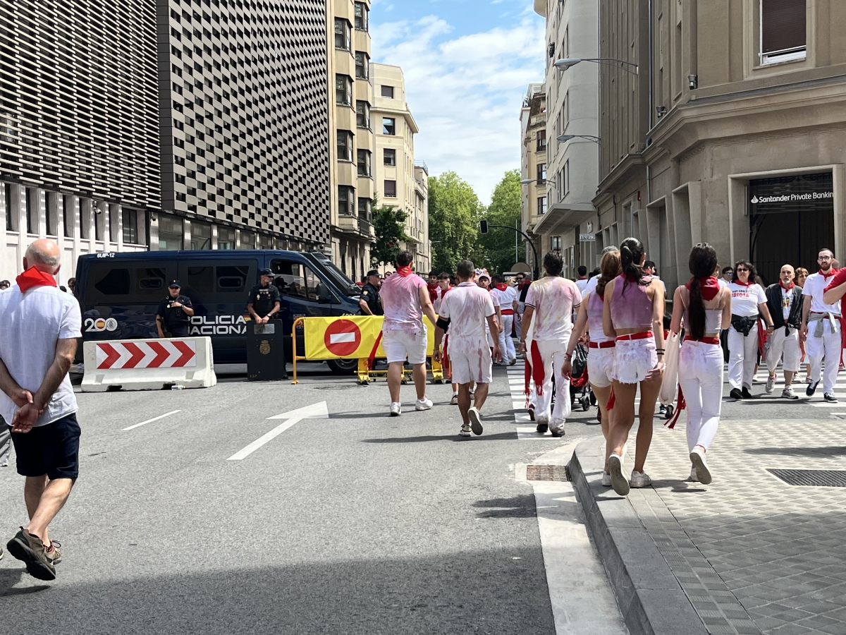 La Policía Nacional detiene a cuatro hombres por hurto en San Fermín y recupera un reloj valorado en 10.000 euros